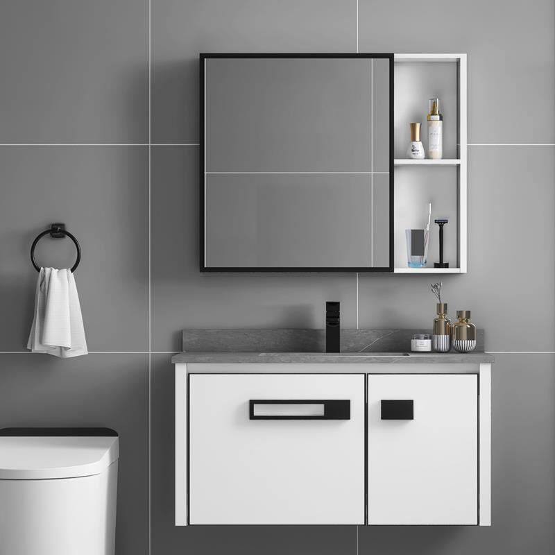 Bathroom washbasin one-piece Porcelain Basin Toilet Wash Terrace small family Type cabinet Composition Makeup Room 2021 New Light Lavish