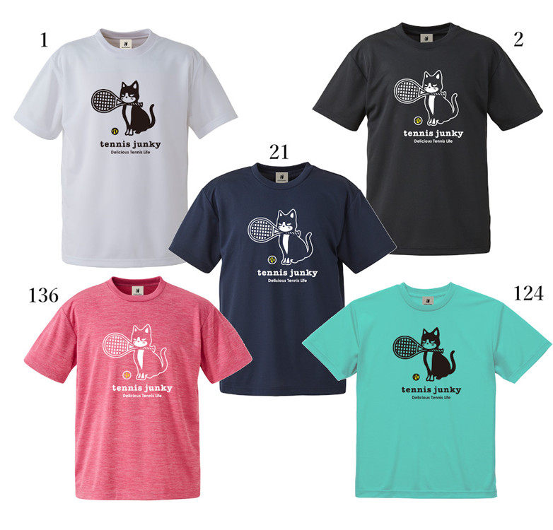 Japan Tennis Junky Men's Sports Tennis Conserve Short sleeves TJ21004 Sweat Speed Dry T-shirt Training Summer