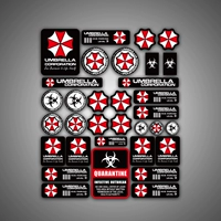 Тибетский синий [тела отражающая наклейка 25x30 см]