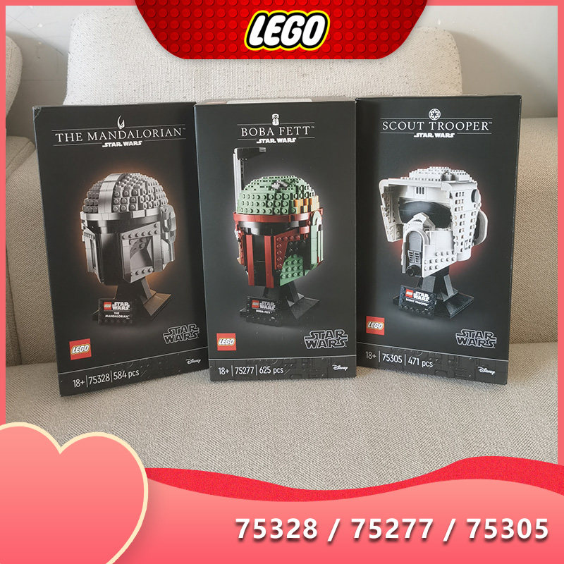 Spot LEGO 75277 Star Wars Pobafert Helmet 75328 Mandalons 75305 Scouts