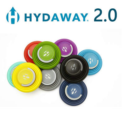 In-stock genuine Hydaway 2.0 creative travel folding silicone water cup Sealed eco-friendly outdoor portable cup