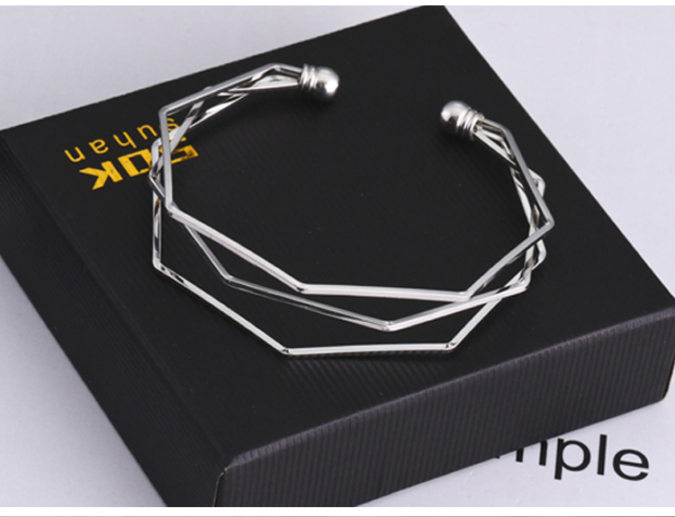 Phiên bản Hàn Quốc của vòng tay nữ đơn giản hoang dã Nhật Bản và bạn gái Hàn Quốc bạn gái Sen mở vòng tay vàng hồng cá tính vòng tay trang sức vòng tay Cuff