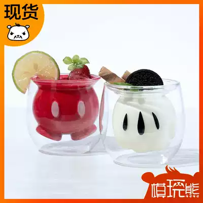 (Model play bear) Beast Kingdom Mickey Mouse Mickey's 90th Anniversary Double Glasses Around the Spot]