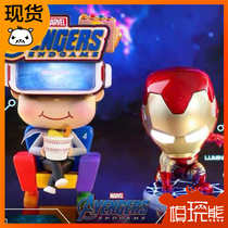 (Model Play Bear)HotToys cosbaby cosb553 Movbi and Iron Man MK85 spot]