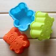 Single Bear 7cm Silicone Cake Mold DIY Pudding Jelly Mold Handmade Soap Soap Khuôn mẫu Xà phòng