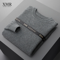 Classic Round Neckline Cashmere Sweatshirt Male Thickening Jacquard Sheep Sweatshirt Autumn Winter Warm Cover Headsweaters Cashmere Cashmere Knitwear