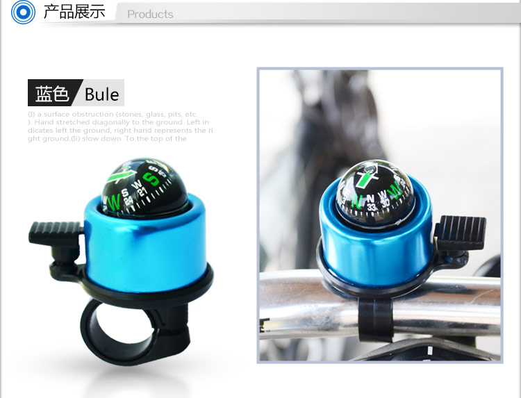 Sonnette de vélo bell Compass - Ref 1453350 Image 8
