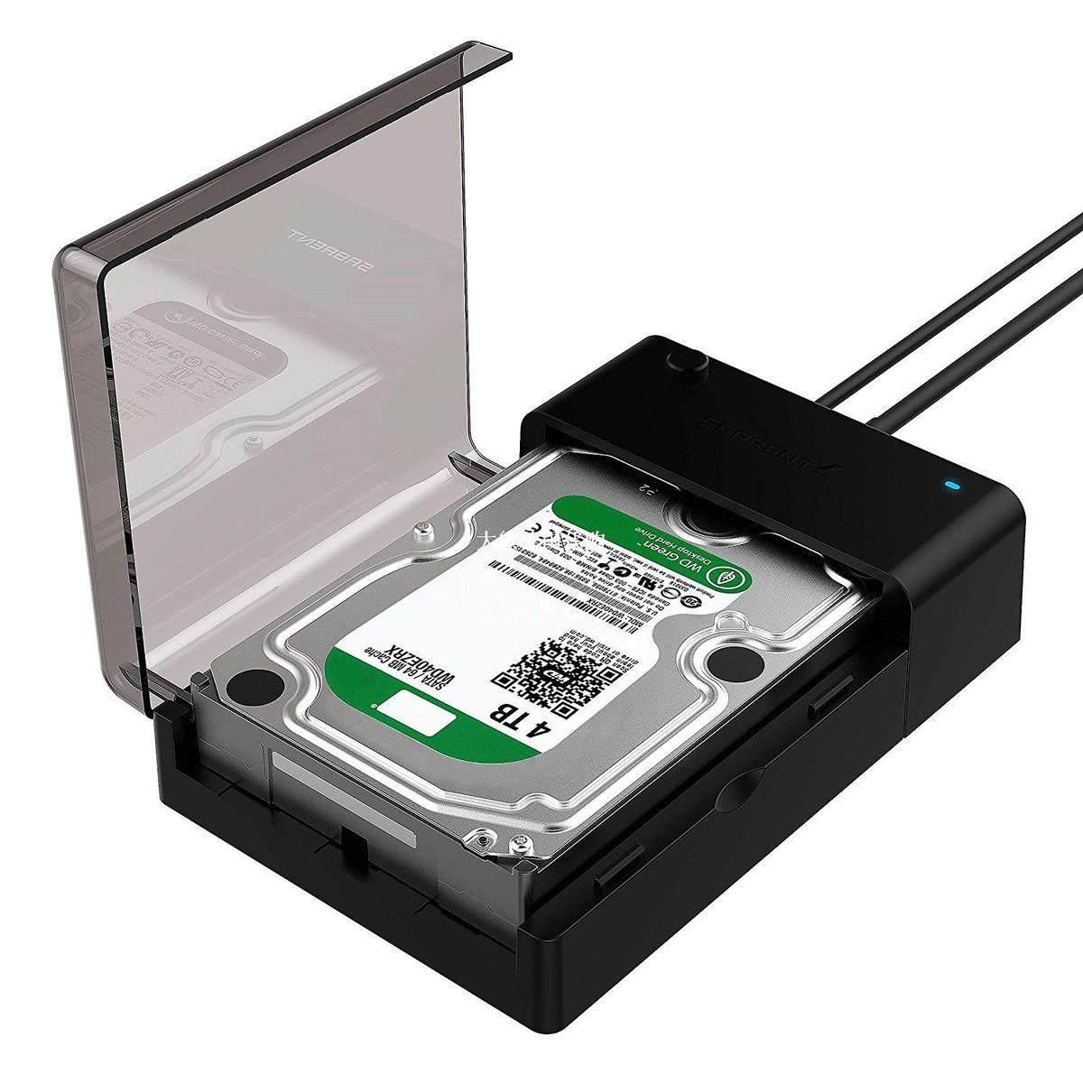 Sabrent USB 3.0 to SATA External Hard Drive Lay-Flat Docking