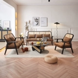 Современный и минималистичный диван из натурального дерева для отдыха