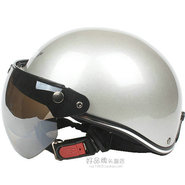 Taiwan EVO Silver Khale Electric Motor Car Safety Helmet Safety Helmet Male And Female Sunscreen UV Four Summer Months