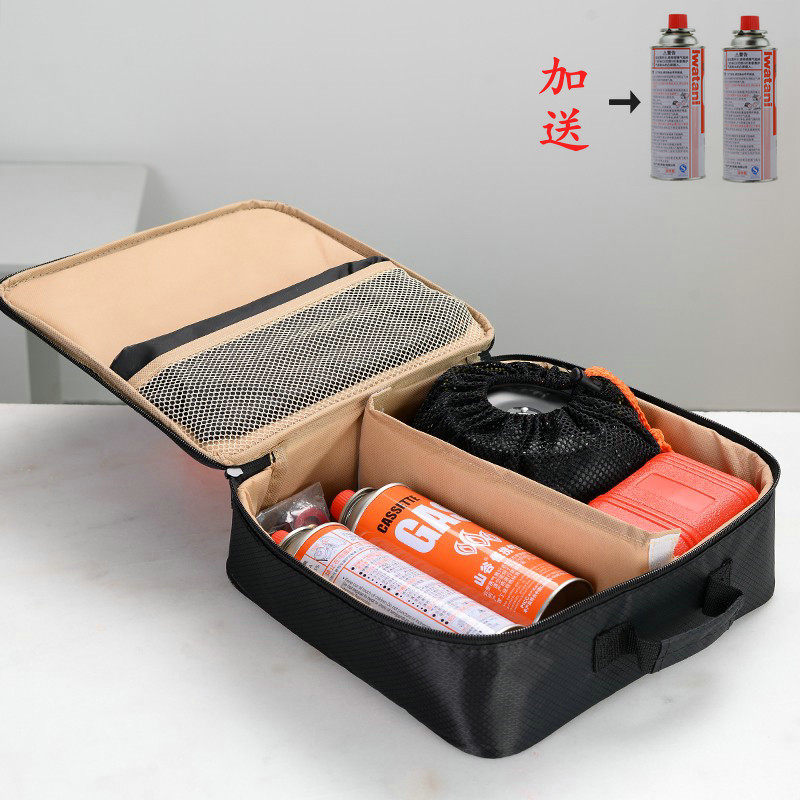 Portable outdoor water-boiling gas stove stove head windproof stove stove 1 2L kettle outdoor self-driving ALICE equipment