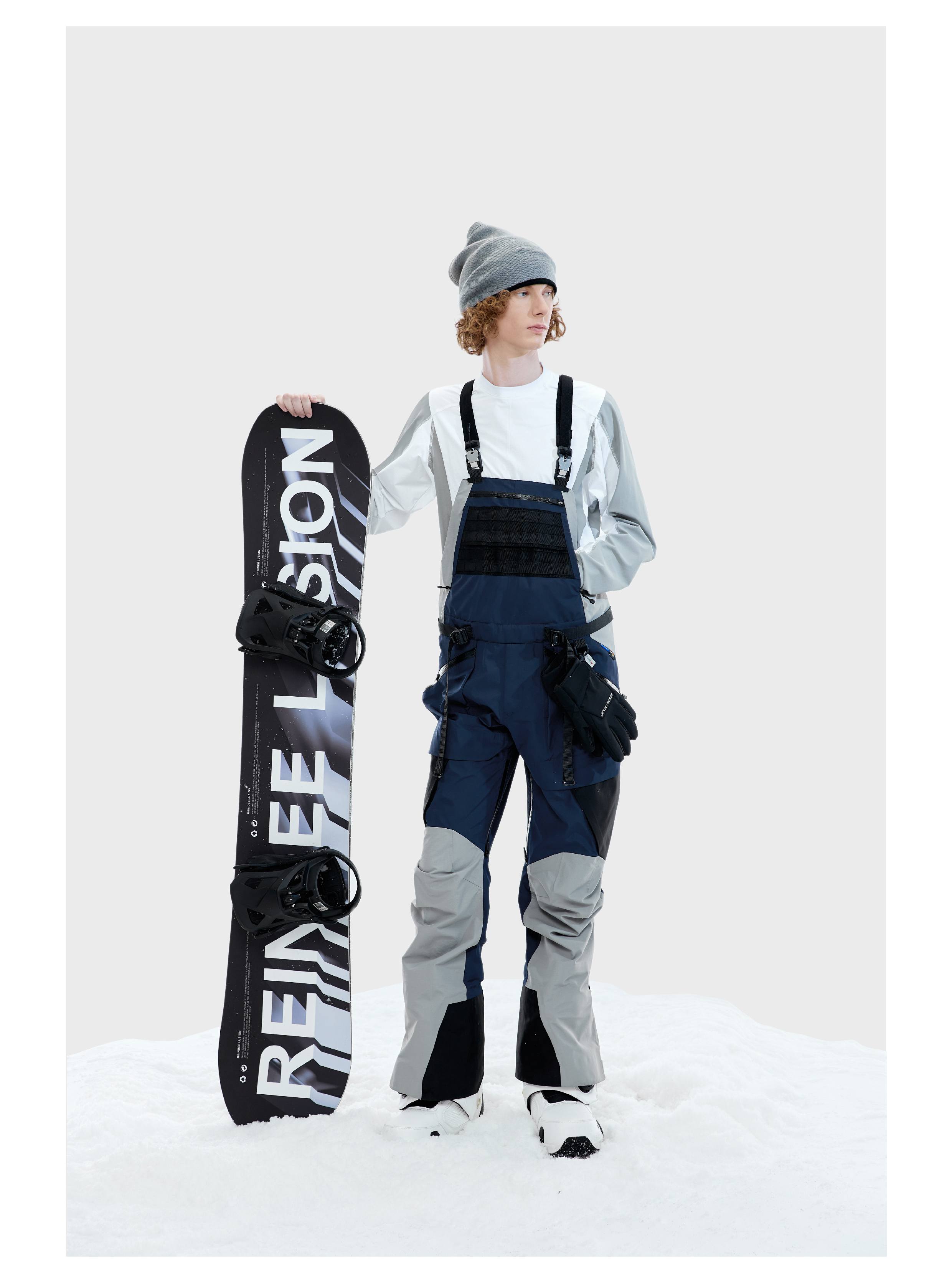 REINDEE LUSION SNOW オーバーオール