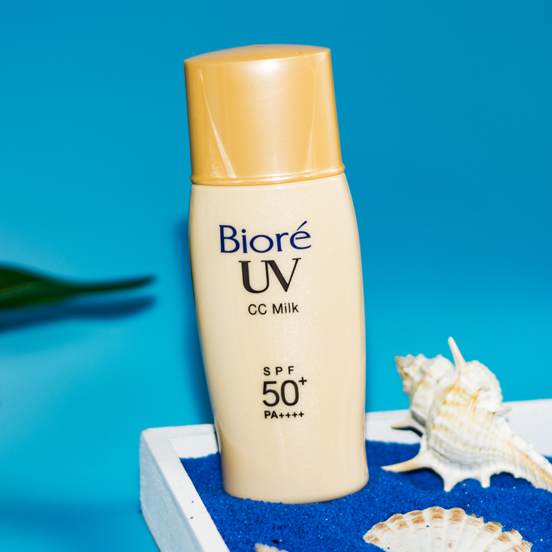 Vietnamese version of Biore sunscreen CC MILK UV SPF50 PA concealer bright complexion face sunscreen female