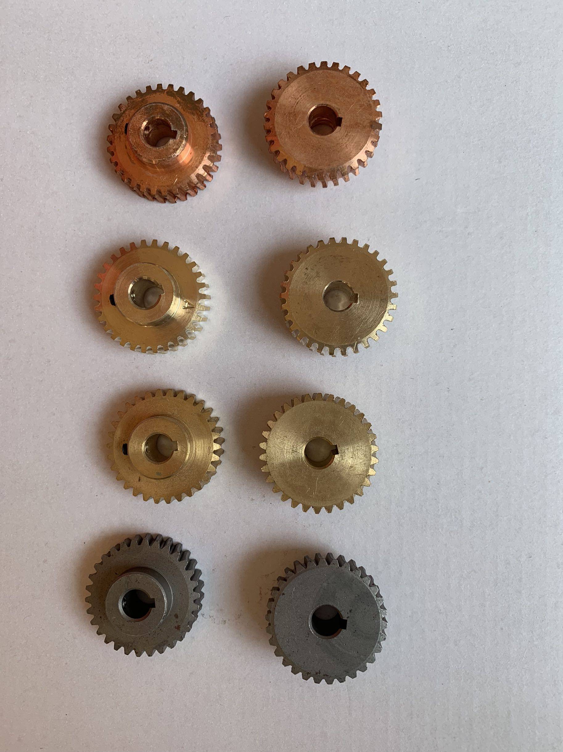 Golden wheel 747 king TK801 shovel peeler peeler accessories 3Y-116 copper gear turbine worm gear 30 teeth