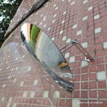 Frameless convex mirror decorative feng shui wide angle mirror