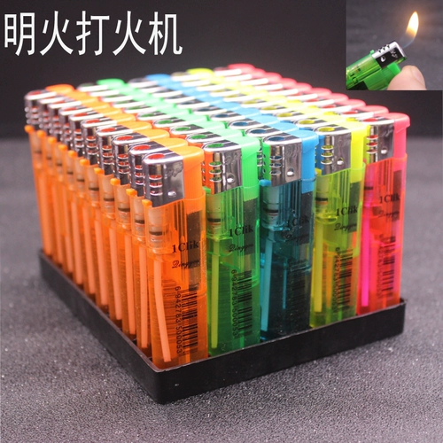 Прозрачная пластиковая одноразовая электронная зажигалка, делается под заказ