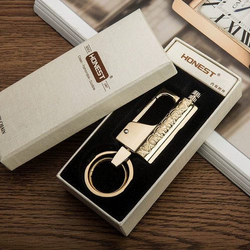 Универсальный брелок, креативная дорожная водонепроницаемая зажигалка, «три в одном»