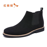Giày đế xuồng màu đỏ cho nam giày boot nam cao cấp