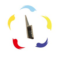 Soft film ceiling aluminum flat mouth H code F code keel installation soft film accessories keel seam edge soft film special keel