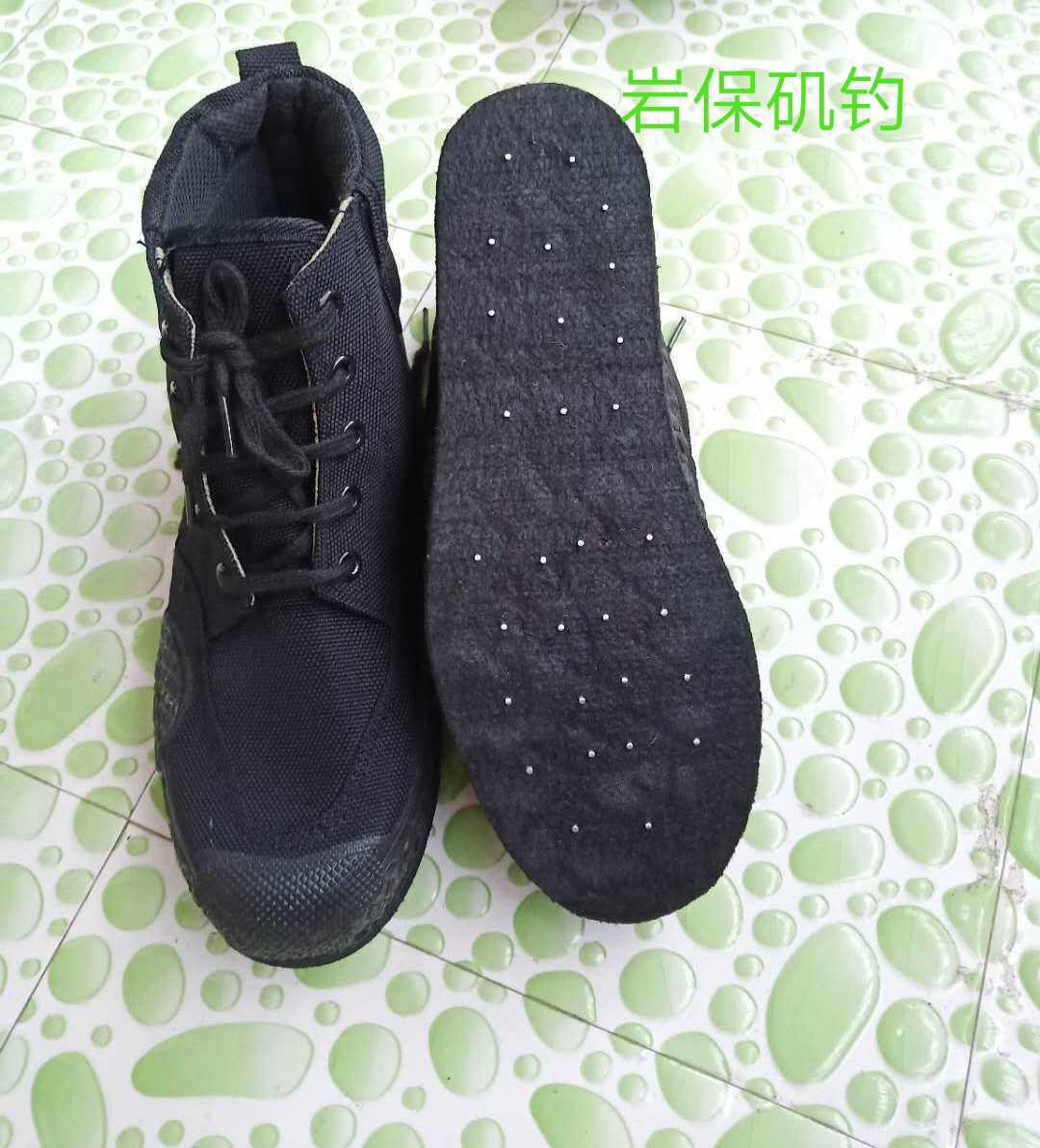 Iso Fishing Shoes Den Reef Shoes Sea Fishing High Cylinder Non-slip Shoes Felt Nails Shoes Felt Bottom Mountaineering Shoes Traceability Shoes