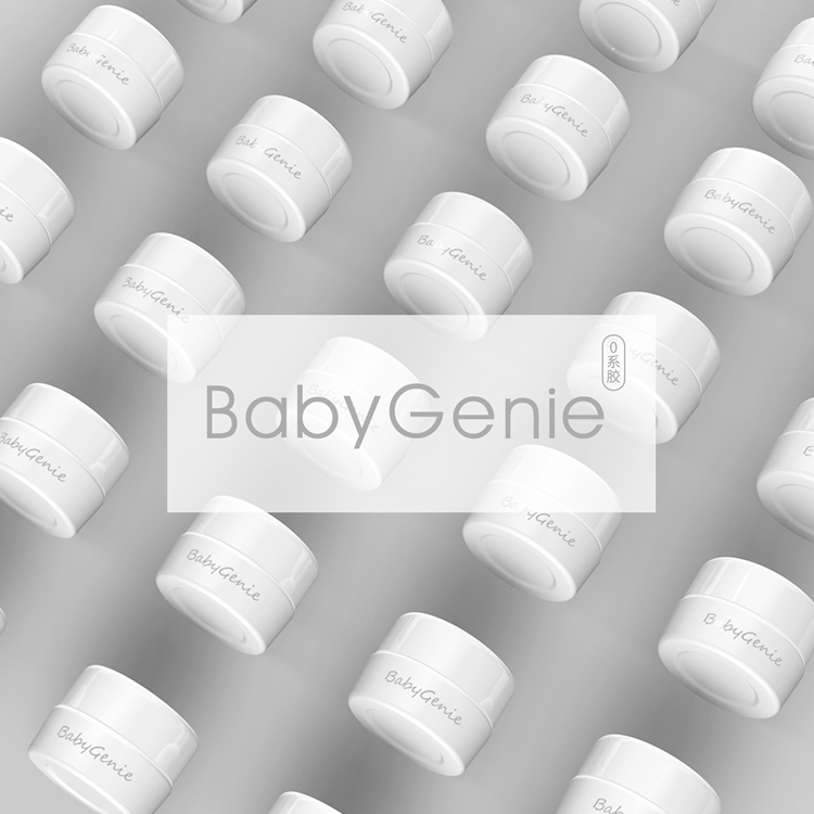 Babygenie0 Series Japanese-Style Phototherapy Gradient Milky White Gypsum White Brushed Carving Gel Painting Nail Art and Eyelash Supplies