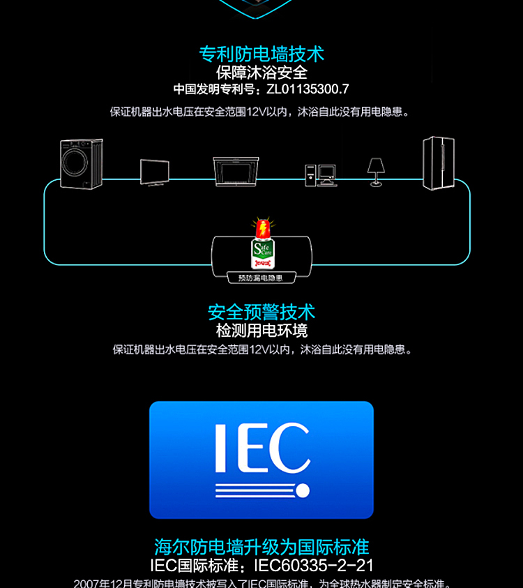 máy nóng lạnh ferroli Haier / 海尔 ES60H-E9 (E) máy nước nóng trực tiếp ariston