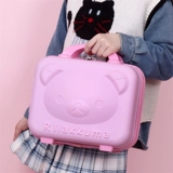 Портативный детский чемодан, милая коробка подходит для мужчин и женщин, маленький ящик для хранения, 14 дюймов