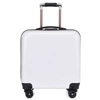 Белый чемодан, 18 дюймов