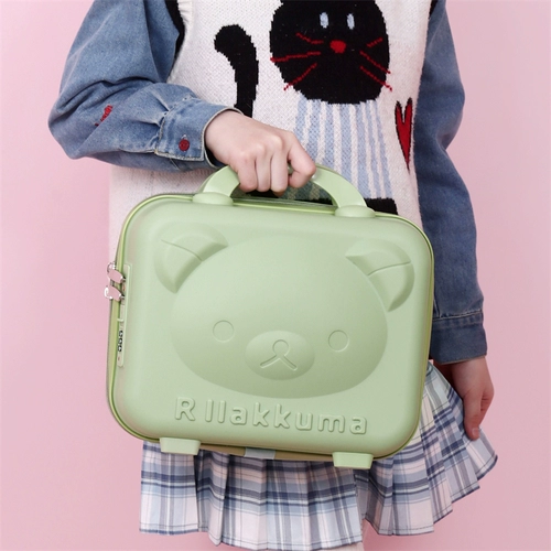 Портативный детский чемодан, милая коробка подходит для мужчин и женщин, маленький ящик для хранения, 14 дюймов