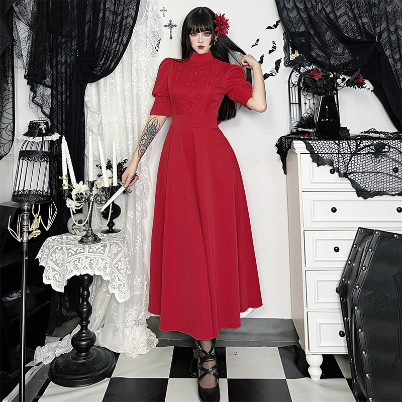 Wannathis Halloween Pearl Red Dress Cosplay Costume Red Dress Slim Fit Hot Girl Dominatrix Bodysuit Wannathis Halloween Pearl Red Dress Cosplay Costume Red Dress Slim Fit Hot Girl Dominatrix Bodysuit