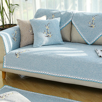 Sofa cushion four seasons universal non-slip fabric cotton and linen sofa cover all inclusive universal cover modern sofa towel full cover
