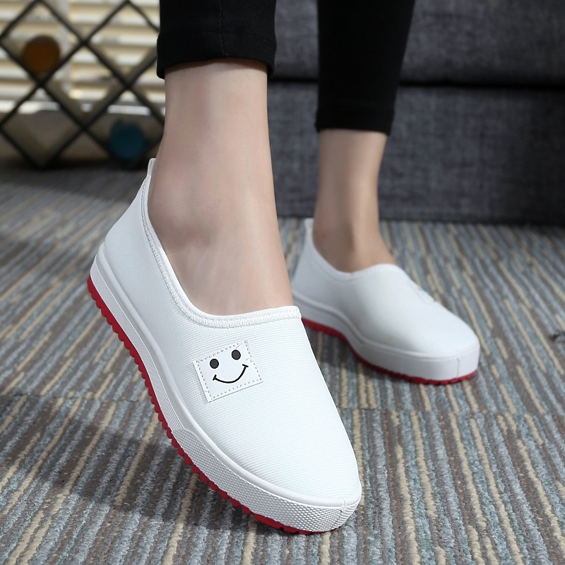 Mùa xuân tuổi sinh viên Bắc Kinh giày vải nữ thể thao giản dị trượt giày vải thấp đặt chân một chân giày nữ giày the thao nữ hàn quốc