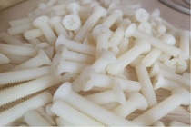 Cross flat nylon screw set countersunk head Plastic nylon screw post Insulated plastic bolt KM6X10 12-40