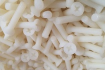 Cross flat head nylon color screw set plastic nylon screw post Insulated plastic bolt KM5X8 10-40