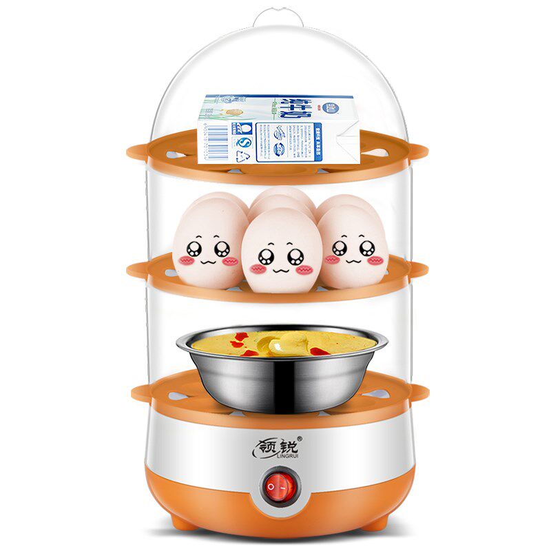 Breakfast Theorizer Collar Sharp Large Capacity Boiled Egg AUTOMATIC POWER CUT ANTI-DRY FIRE MINI STEAM EGG MACHINE
