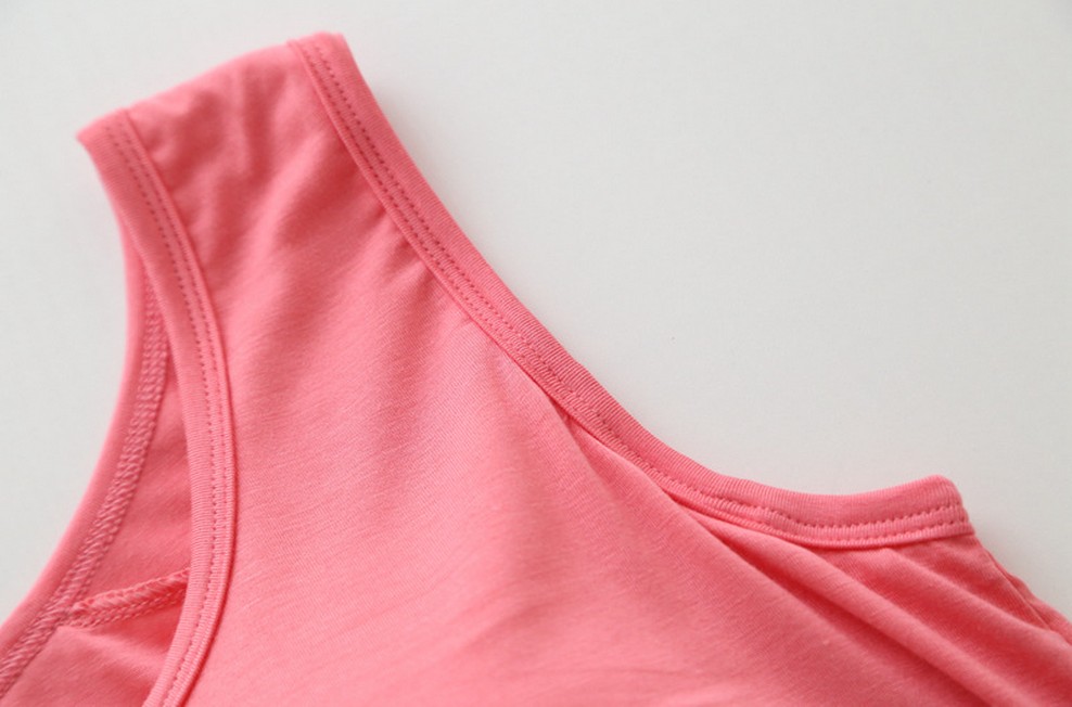 Với bộ đồ ngủ ngực nữ mùa hè váy ngủ modal dây đeo nhà quần áo cotton mỏng phần miễn phí áo ngực lỏng mặc đầm nữ đẹp