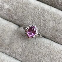 18K gold diamond and sapphire female ring CP110322