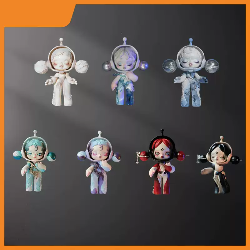 SKULLPANDA蘭逸青盲盒限定Sp款沐幽梅灼霜POP MART潮玩收藏