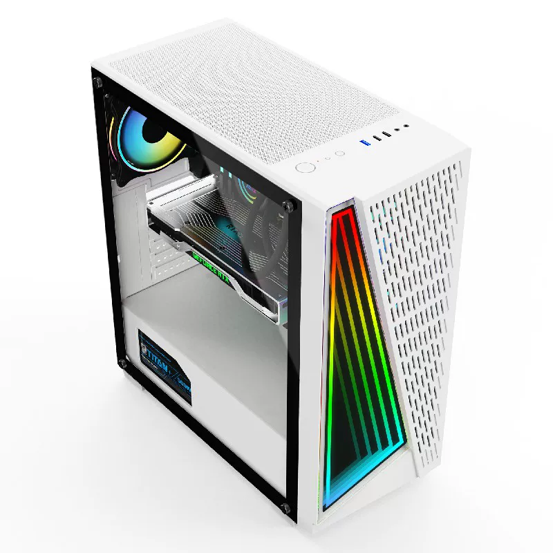 Корпус компьютера Infinite Space X3 настольный стеклянный сRGB боковая прозрачная стенка широкий корпус ATX
