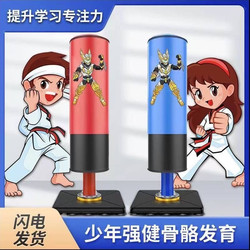 Kids Family Boxing Sandbag Vertical For Home Children Taekwondo Sanda Adult Tumbler Sandbag Fitness Exercise