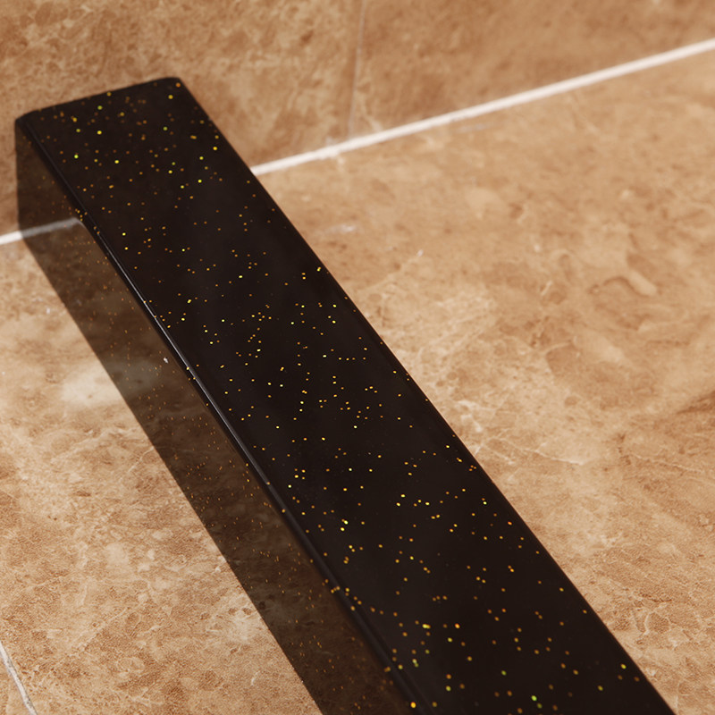 [USD 50.48] Linear Fan Shaped Stone Bathroom Toilet Curved Shower PVC