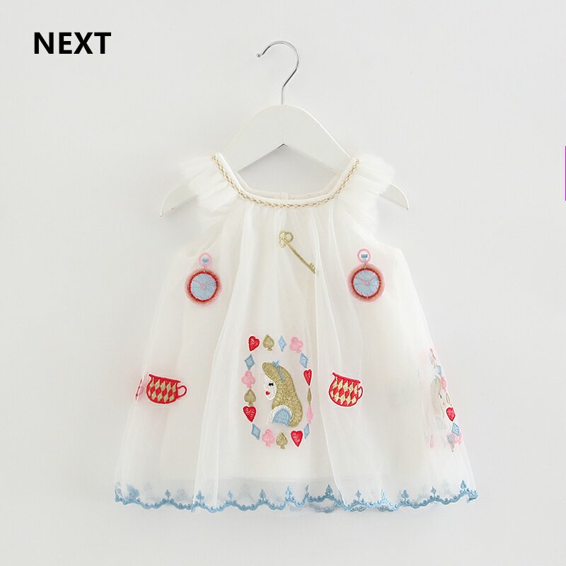 NEXT suspender skirt children's clothing summer new baby girl cartoon anime dress baby girl princess skirt