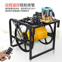 Electric medicine machine sprayer High pressure pesticide machine Agricultural automatic pipe collection and discharge remote control garden 48v intelligent