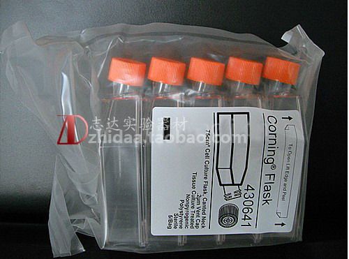 【志达实验】 Corning/康宁 75cm矩形斜颈透气盖细胞培养瓶430641