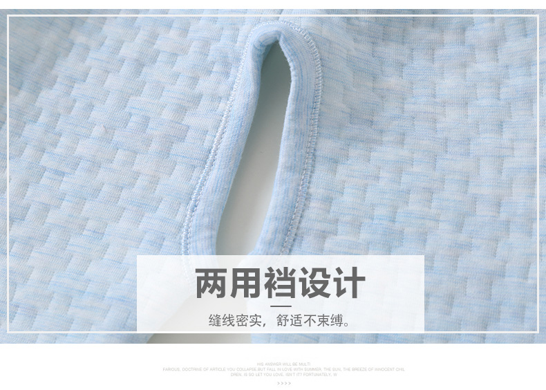 Bộ đồ lót bé bằng hạt đậu cho bé bộ đồ ấm áp cho bé quần áo mùa thu và mùa đông cotton dày bé trai và bé gái mùa thu đồ bơi bé trai
