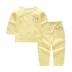 Bộ đồ lót cho bé bằng hạt đậu Bộ quần áo cotton cho bé mùa xuân cho bé sơ sinh quần áo mùa thu cotton 0-1-2 tuổi áo lót cho bé gái 10 tuổi Quần áo lót