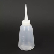 200ml Imported all-white acid and alkali sewing machine oiling pot plastic refueling pot plastic bottle tip mouth oil control pot