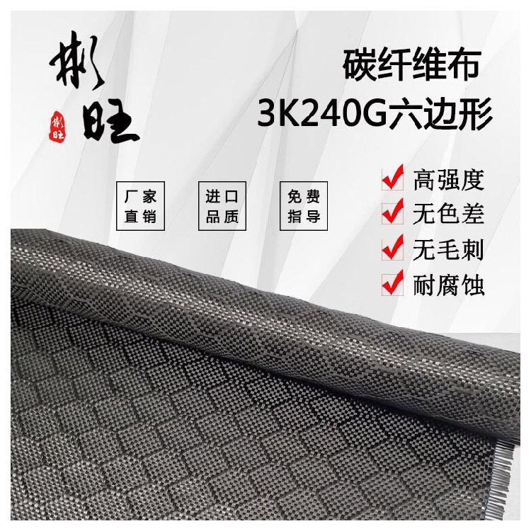 Binwang Japanese Imported 3k240g Hexagonal Jacquard Fabric for Car Interior Rearview Mirror Modification Made of Carbon Fiber Binwang Japanese Imported 3k240g Hexagonal Jacquard Fabric for Car Interior Rearview Mirror Modification Made of Carbon Fiber