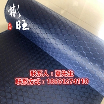 Binwang Japan 3K Carbon Fiber Blue Kevlar Blue Black Hexagon Mix cloth 50cm Width