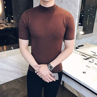 Коричневые короткие рукава